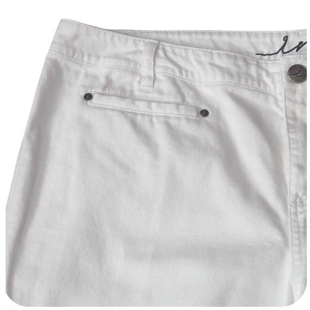 INC International Concepts Wide Leg White Jeans Women's PLUS Size 18W - Picture 4 of 8